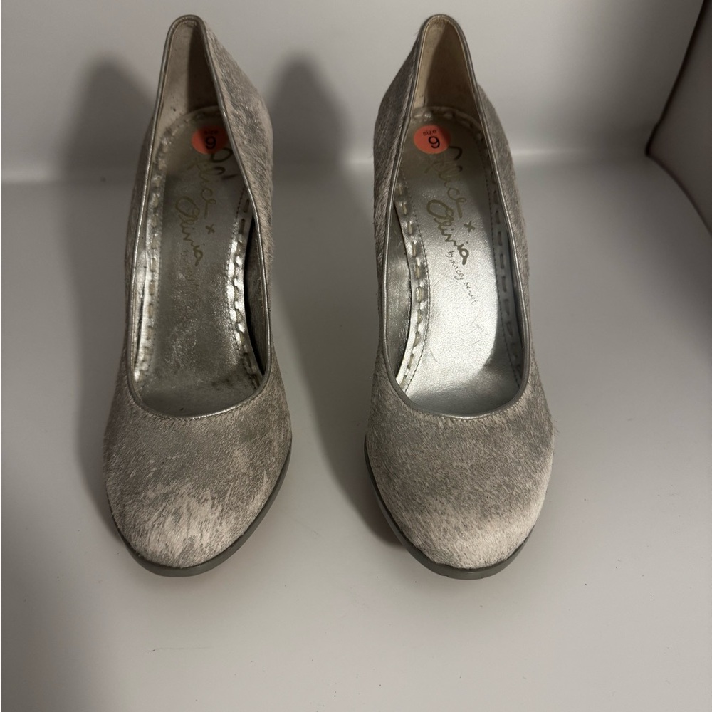 Alice + Olivia Silver Women's Heels